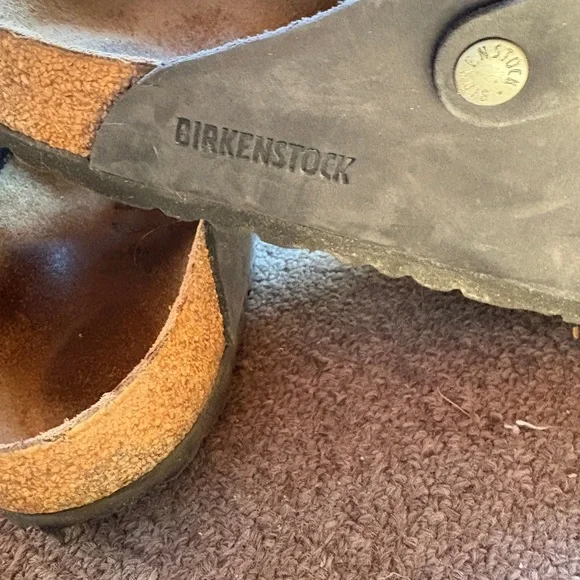 Birkenstock Boston 40 Black Oil Leather Clogs - Picture 4 of 5